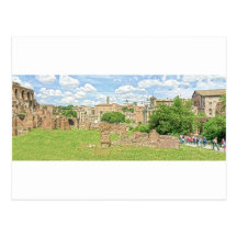 Forum and Tabularium Panoramic Sharp Postcard