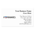 Forward for Obama 2012 Business Cards
