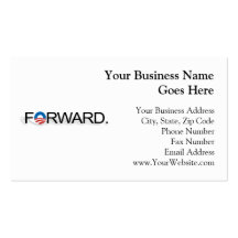 Forward for Obama 2012 Business Cards