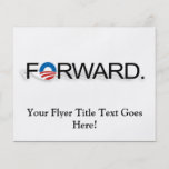 Forward for Obama 2012 Flyer Design