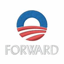 Forward with Obama Embroidered Polo Shirt