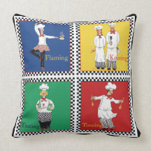 Four Chefs pillow