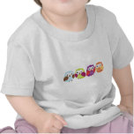 Four Colourful Owls T-shirt