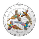 Four Flying Pheasants Dart Board