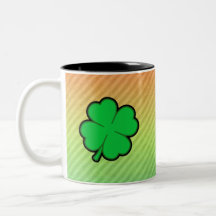 Four Leaf Clover Coffee Mugs