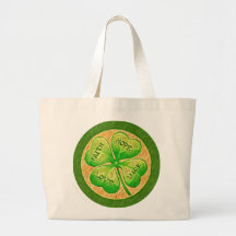 Four Leaf Clover - Faith Hope Love Luck Bags