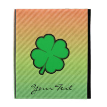 Four Leaf Clover iPad Folio Cases