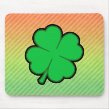 Four Leaf Clover Mouse Mat