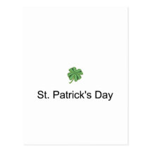 Four-leaf clover post card