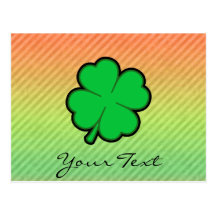 Four Leaf Clover Post Card