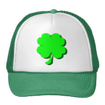Four Leaf Clover / Shamrock Mesh Hat