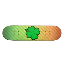 Four Leaf Clover Skateboard Deck