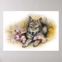 FOUR LITTLE PIGGIES POSTER