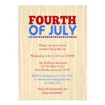 Fourth of July Invite