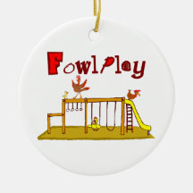 Fowl Play Christmas Tree Ornament