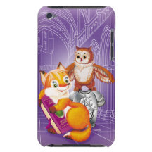 fox and owl iPod Case-Mate cases