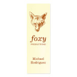Fox Skinny Card Business Cards