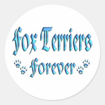 Fox Terriers Forever Stickers