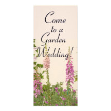Foxglove Garden Wedding Invitation