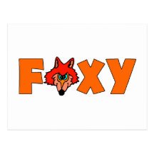 Foxy Fox Postcard