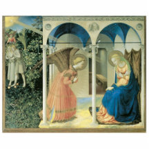 Fra Angelico - The Annunciation Holiday Ornament Acrylic Cut Out