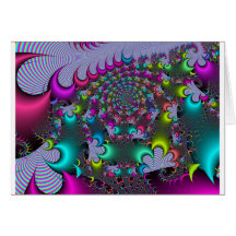 Fractal 318-C Greeting Cards