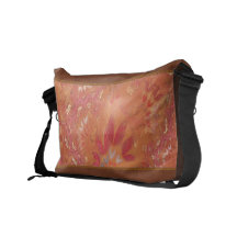 Fractal - Abstract - Japanese motif Messenger Bags