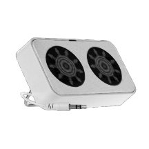 Fractal art in Black and Grey. Mp3 Speakers