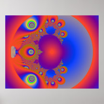 Fractal Art Love Poster
