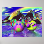 Fractal Billards Posters