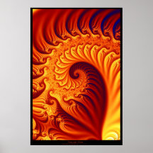 Fractal Fire Posters