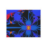 Fractal flower canvas print