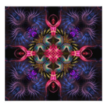 Fractal Geometry Quadra Art Photo