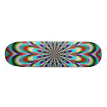 Fractal Kaleidoscope Design Skateboard