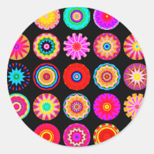 Fractal Mandalas Stickers