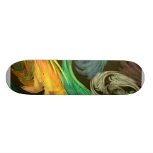 Fractal - Paisley Closeup Custom Skateboard