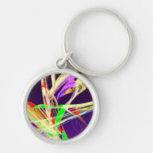 Fractal - Pussy Willows Keychains