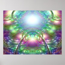Fractal Reflections Poster