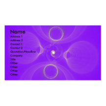 Fractal Sound Waves Business Card