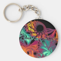Fractal Spiral ver. 2 Key Chain