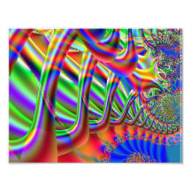 Fractal Super Highway Photographic Print