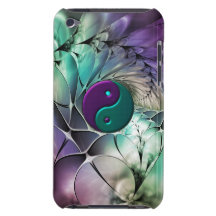 Fractal Yin-Yang Vibration Balance for iPod Touch Barely There iPod Cases