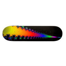 Fractal's Edge: Custom Skateboard
