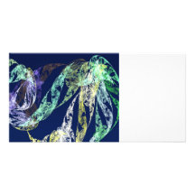 Fractals - Sea Serpent Photo Card Template