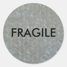 Fragile stickers