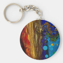 Fram - Abstract Art Keychain