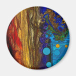 Fram - Abstract Art Refrigerator Magnet