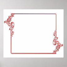Frame Border Template - Add your TXT or IMG Print