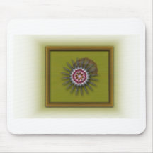 Framed Flower Mouse Pads