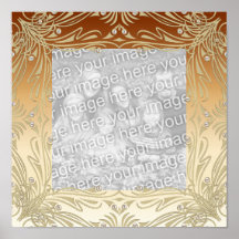 Frames For Your Photo Poster Image Coffee Gold